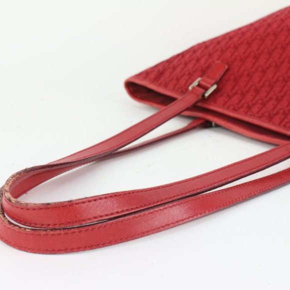 Dior Red Monogram Trotter Book Tote Shopper Bag 98da43 - Picture 6 of 12
